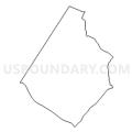 Census Tract 9305, Mecklenburg County, Virginia (Light Gray Border)