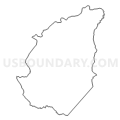 Census Tract 1101.02, Orange County, Virginia (Light Gray Border)