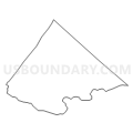 Census Tract 109, Rockingham County, Virginia (Light Gray Border)