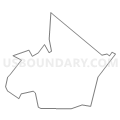 Census Tract 505, Richmond city, Virginia (Light Gray Border)