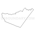Census Tract 302, Greene County, Virginia (Light Gray Border)