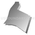 Census Tract 406, Virginia Beach city, Virginia (Gray Gradient Fill with Shadow)