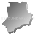 Census Tract 450, Virginia Beach city, Virginia (Gray Gradient Fill with Shadow)