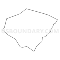 Census Tract 4704, Fairfax County, Virginia (Light Gray Border)