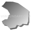Census Tract 460.09, Virginia Beach city, Virginia (Gray Gradient Fill with Shadow)