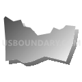 Census Tract 460.02, Virginia Beach city, Virginia (Gray Gradient Fill with Shadow)