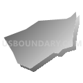 Census Tract 462.16, Virginia Beach city, Virginia (Gray Gradient Fill with Shadow)