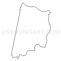 Census Tract 5004, Powhatan County, Virginia (Light Gray Border)