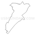 Census Tract 9802, Accomack County, Virginia (Light Gray Border)