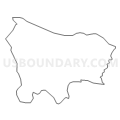 Census Tract 306.02, Bedford County, Virginia (Light Gray Border)