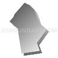 Census Tract 9102.01, Manassas city, Virginia (Gray Gradient Fill with Shadow)
