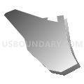 Census Tract 9104.01, Manassas city, Virginia (Gray Gradient Fill with Shadow)