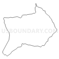 Census Tract 205, Montgomery County, Virginia (Light Gray Border)
