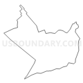 Census Tract 207, Montgomery County, Virginia (Light Gray Border)