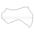 Census Tract 504.02, York County, Virginia (Light Gray Border)