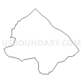 Census Tract 509, York County, Virginia (Light Gray Border)