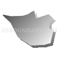 Census Tract 1013, Arlington County, Virginia (Gray Gradient Fill with Shadow)