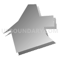 Census Tract 1014.01, Arlington County, Virginia (Gray Gradient Fill with Shadow)