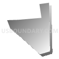 Census Tract 1014.03, Arlington County, Virginia (Gray Gradient Fill with Shadow)