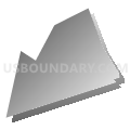 Census Tract 1020.03, Arlington County, Virginia (Gray Gradient Fill with Shadow)