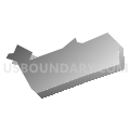 Census Tract 1023.02, Arlington County, Virginia (Gray Gradient Fill with Shadow)
