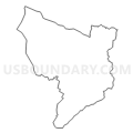 Census Tract 705, Augusta County, Virginia (Light Gray Border)