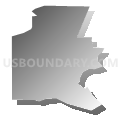 Census Tract 32, Yakima County, Washington (Gray Gradient Fill with Shadow)