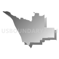 Census Tract 16.02, Yakima County, Washington (Gray Gradient Fill with Shadow)
