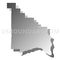 Census Tract 119, Benton County, Washington (Gray Gradient Fill with Shadow)