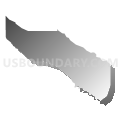 Census Tract 115.04, Benton County, Washington (Gray Gradient Fill with Shadow)