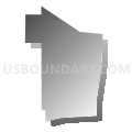 Census Tract 108.09, Benton County, Washington (Gray Gradient Fill with Shadow)