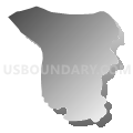 Census Tract 9605, San Juan County, Washington (Gray Gradient Fill with Shadow)