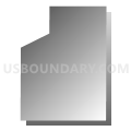 Census Tract 104.01, Spokane County, Washington (Gray Gradient Fill with Shadow)