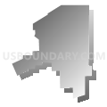 Census Tract 138, Spokane County, Washington (Gray Gradient Fill with Shadow)