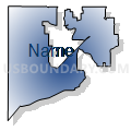 Census Tract 141, Spokane County, Washington (Radial Fill with Shadow)