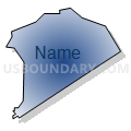 Census Tract 38, Spokane County, Washington (Radial Fill with Shadow)