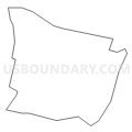 Census Tract 9725.01, Jefferson County, West Virginia (Light Gray Border)