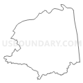 Census Tract 9621, Pleasants County, West Virginia (Light Gray Border)
