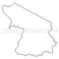Census Tract 9632, Jackson County, West Virginia (Light Gray Border)