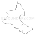 Census Tract 9660, Randolph County, West Virginia (Light Gray Border)