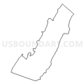 Census Tract 9706, Pendleton County, West Virginia (Light Gray Border)