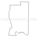 Census Tract 1008, Jefferson County, Wisconsin (Light Gray Border)