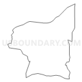 Census Tract 106, La Crosse County, Wisconsin (Light Gray Border)