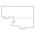 Census Tract 9601, Polk County, Wisconsin (Light Gray Border)