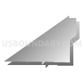 Census Tract 15, Kenosha County, Wisconsin (Gray Gradient Fill with Shadow)