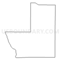 Census Tract 9507, Adams County, Wisconsin (Light Gray Border)