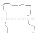 Census Tract 9606, Waushara County, Wisconsin (Light Gray Border)