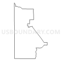 Census Tract 9506, Washburn County, Wisconsin (Light Gray Border)