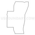 Census Tract 125.02, Dane County, Wisconsin (Light Gray Border)