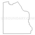 Census Tract 9509, Monroe County, Wisconsin (Light Gray Border)